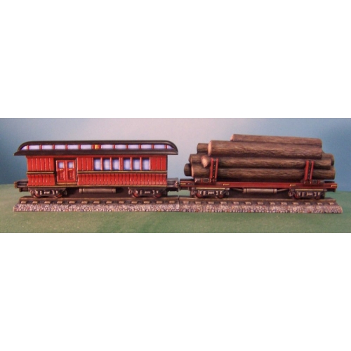 Plaster Molds - Log Car